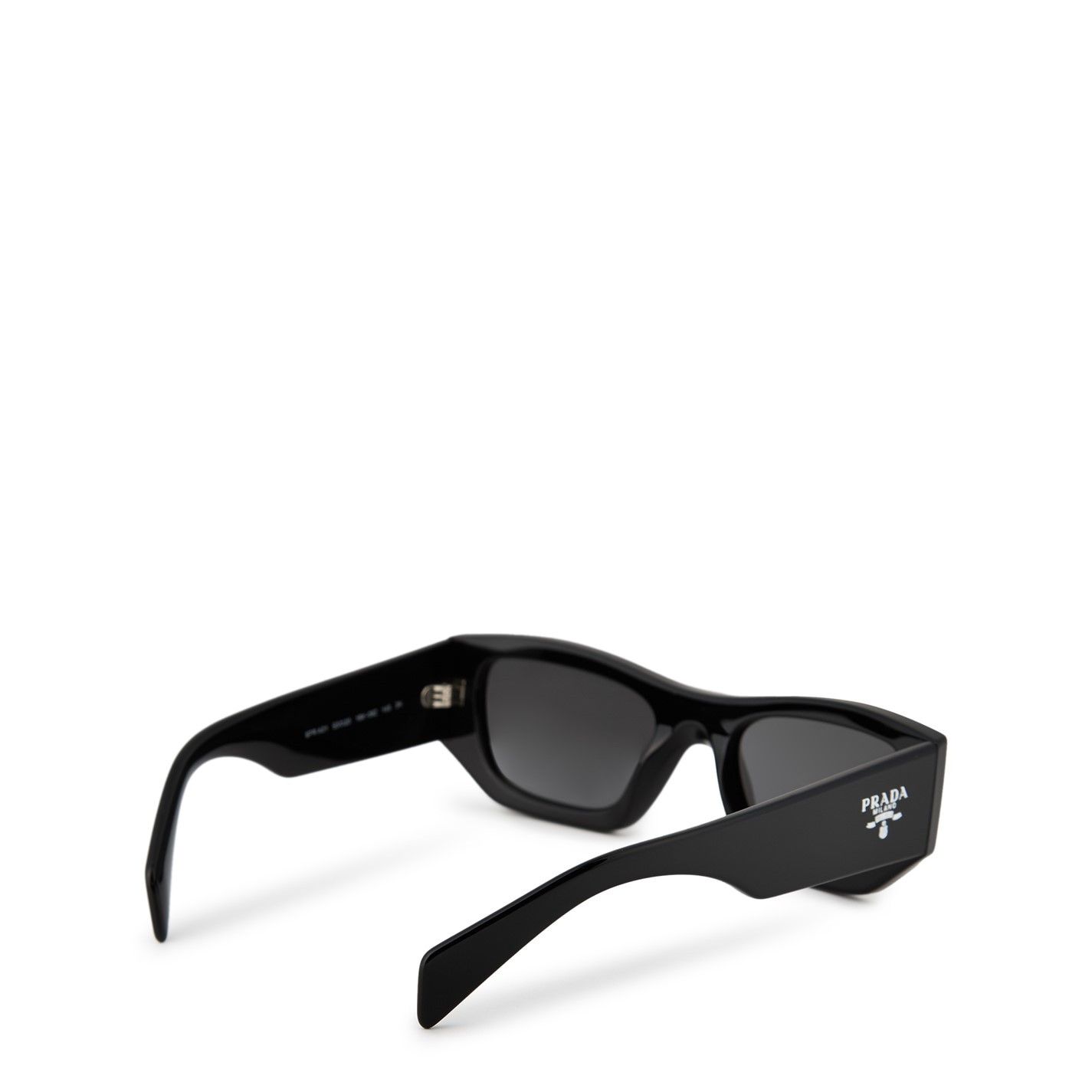 Prada PRADA Unisex Logo Rectangular Sunglasses Size ONE SIZE - 8 Thumbnail