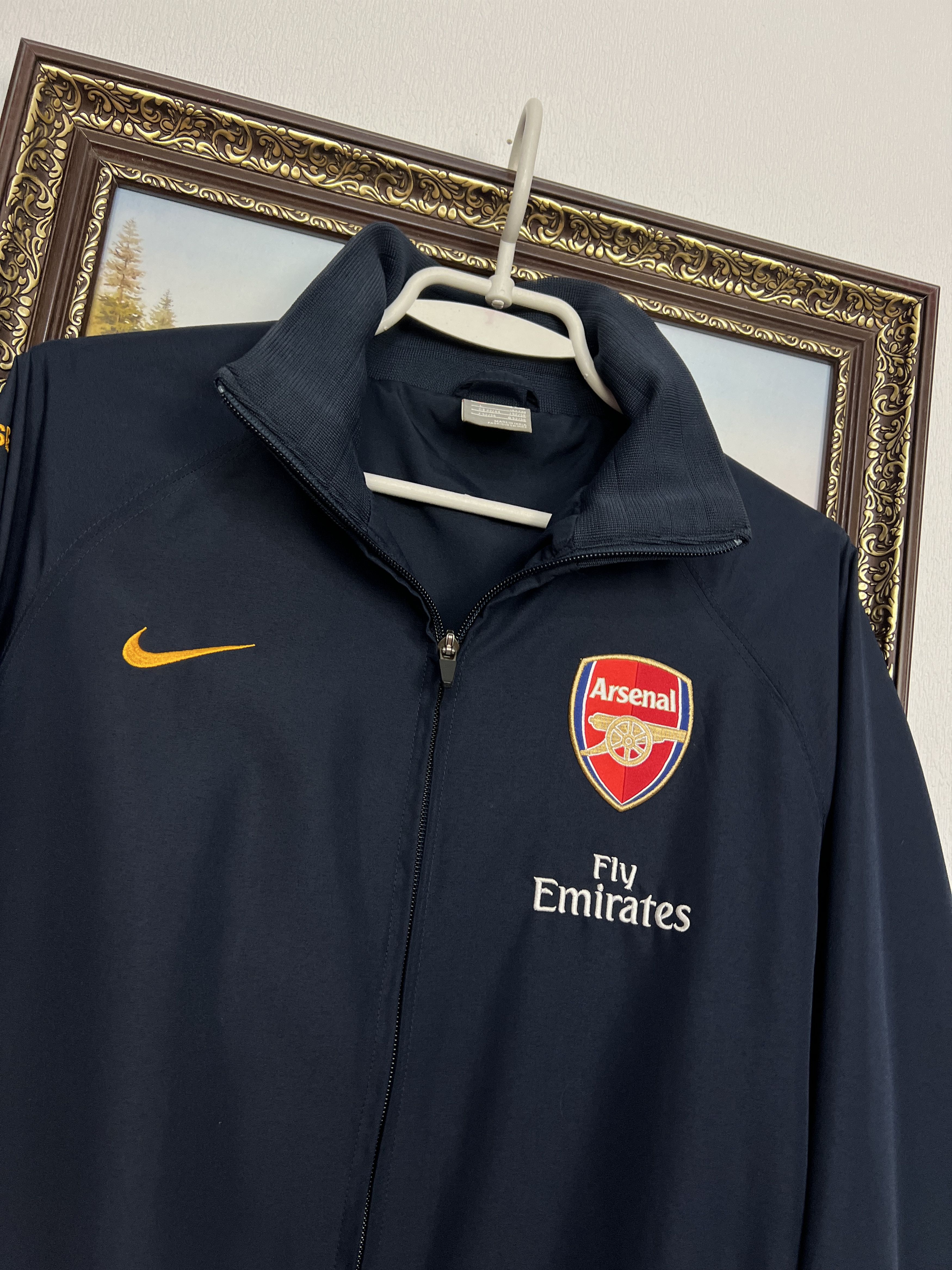 Nike Vintage Arsenal Football Jacket Soccer Track Top Rare Hype Size US L / EU 52-54 / 3 - 3 Thumbnail