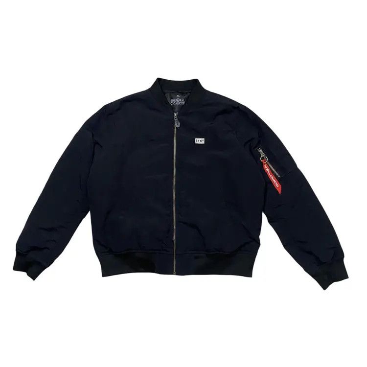 Japanese Brand THE ORAL CIGARETTES MA-1 Jacket Black Japan Rock Banc Size US L / EU 52-54 / 3 - 5 Thumbnail