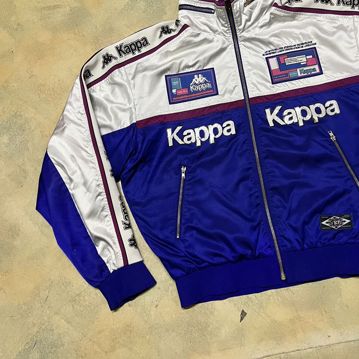 Kappa Vintage Kappa Side Tape Big Logo Zipper Sweater Size US L / EU 52-54 / 3 - 5 Thumbnail