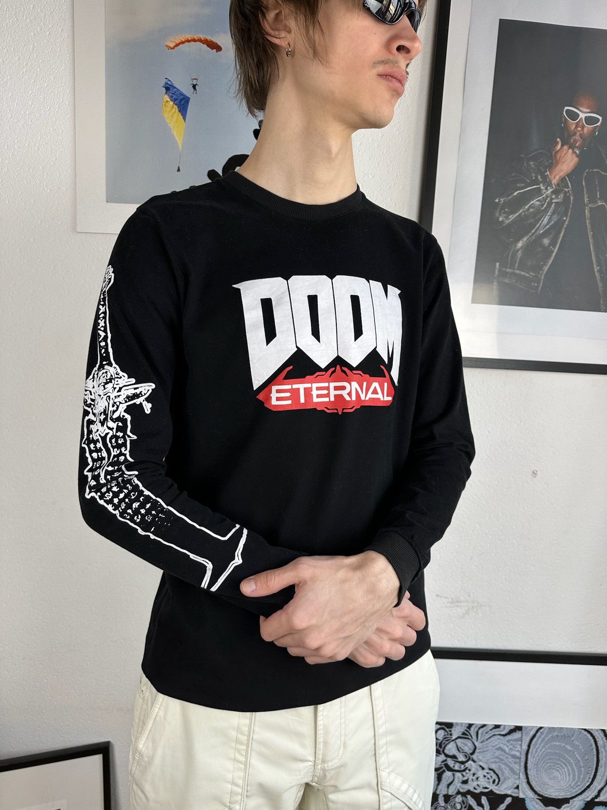 The Game × Vintage Vintage Doom Game Faded Graphic Tee 00s Size US M / EU 48-50 / 2 - 10 Thumbnail