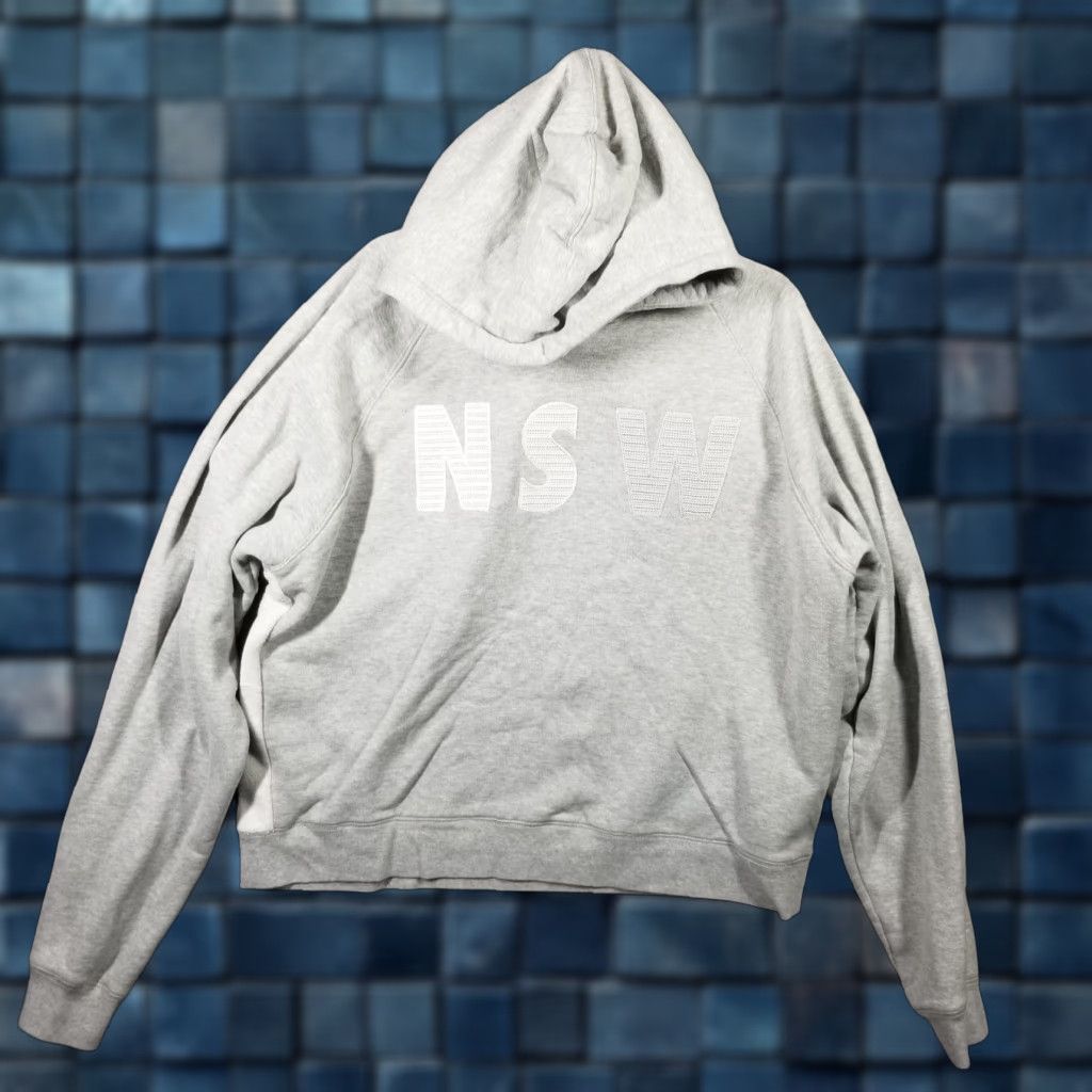 Nike Nike Hoodie Mens M Gray Nike Sportswear Pullover Hooded Sweatshirt - 90s? (No, skip decade) Size US M / EU 48-50 / 2 - 1 Thumbnail