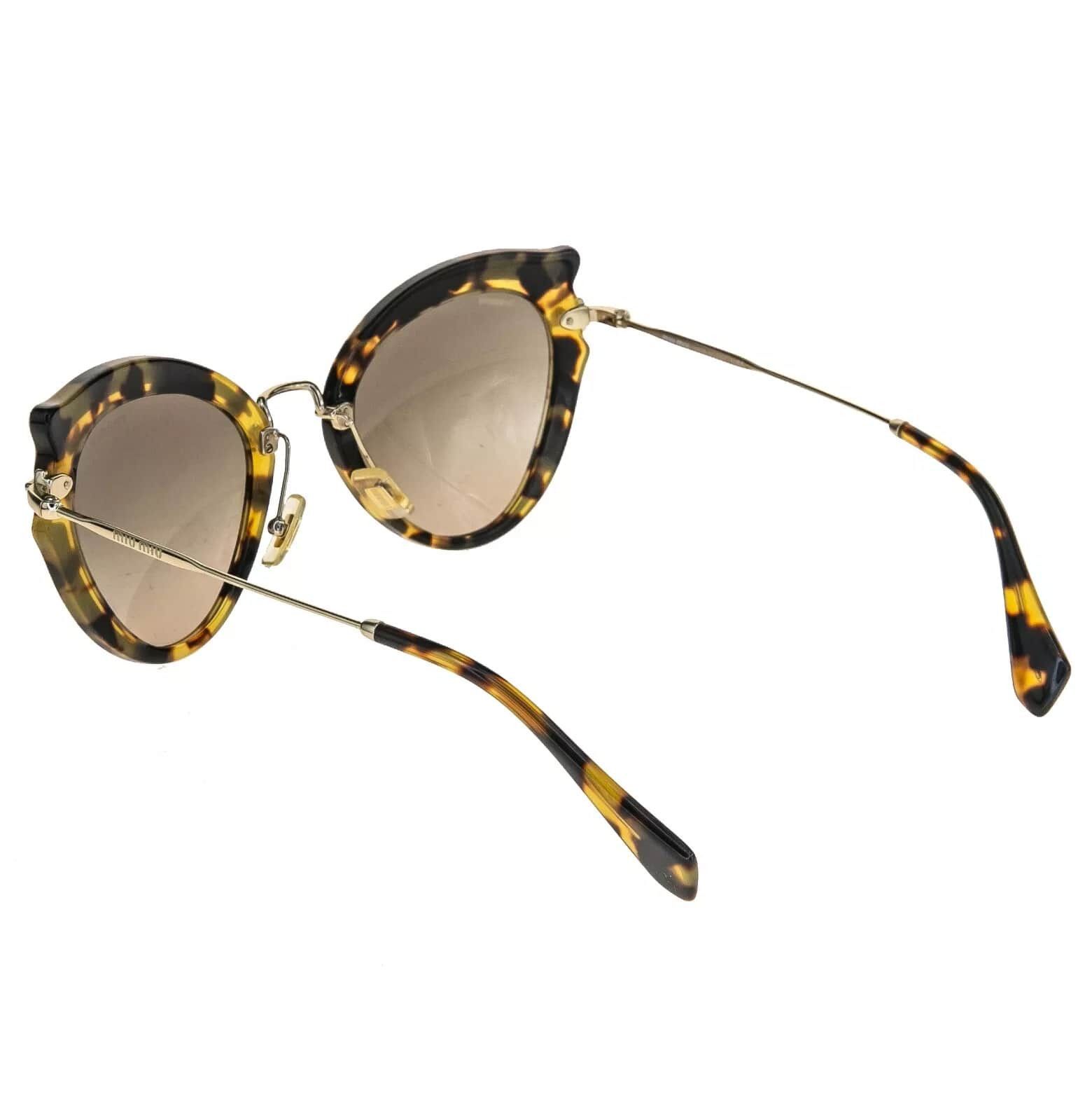 Miu Miu MIU MIU NOIR SILK MU05SS Cat Eye Fashion Sunglasses 05S Size ONE SIZE - 5 Thumbnail