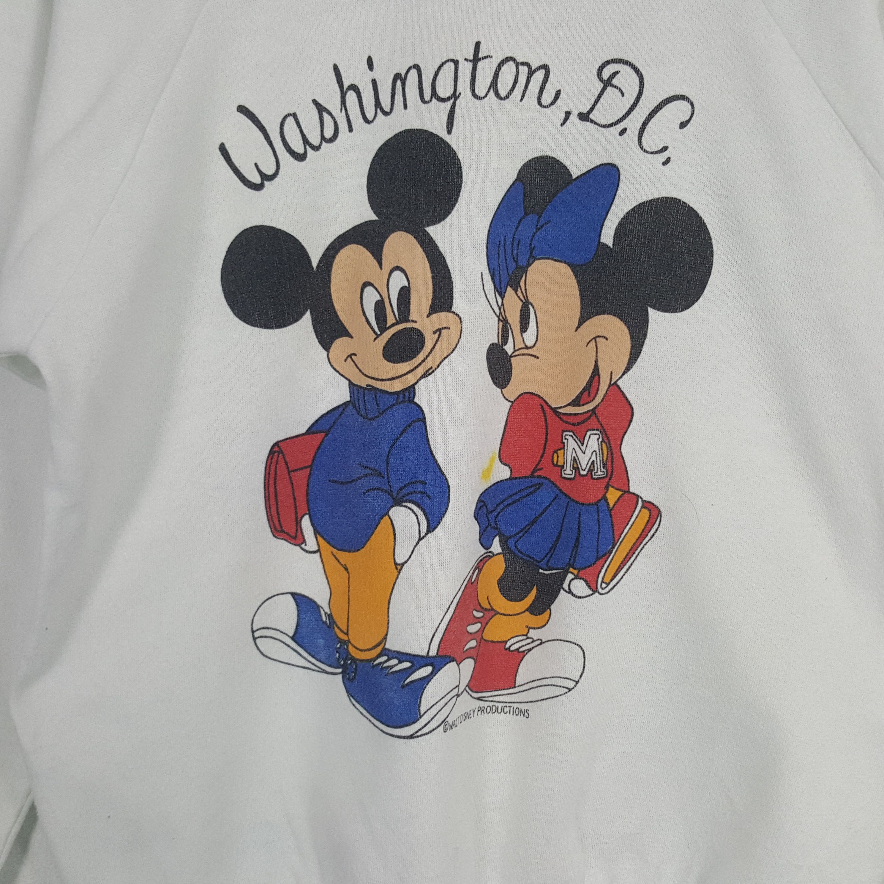 Cartoon Network × Mickey Mouse × Vintage Vintage Mickey Mouse Mirror Sweatshirt Size US M / EU 48-50 / 2 - 2 Thumbnail