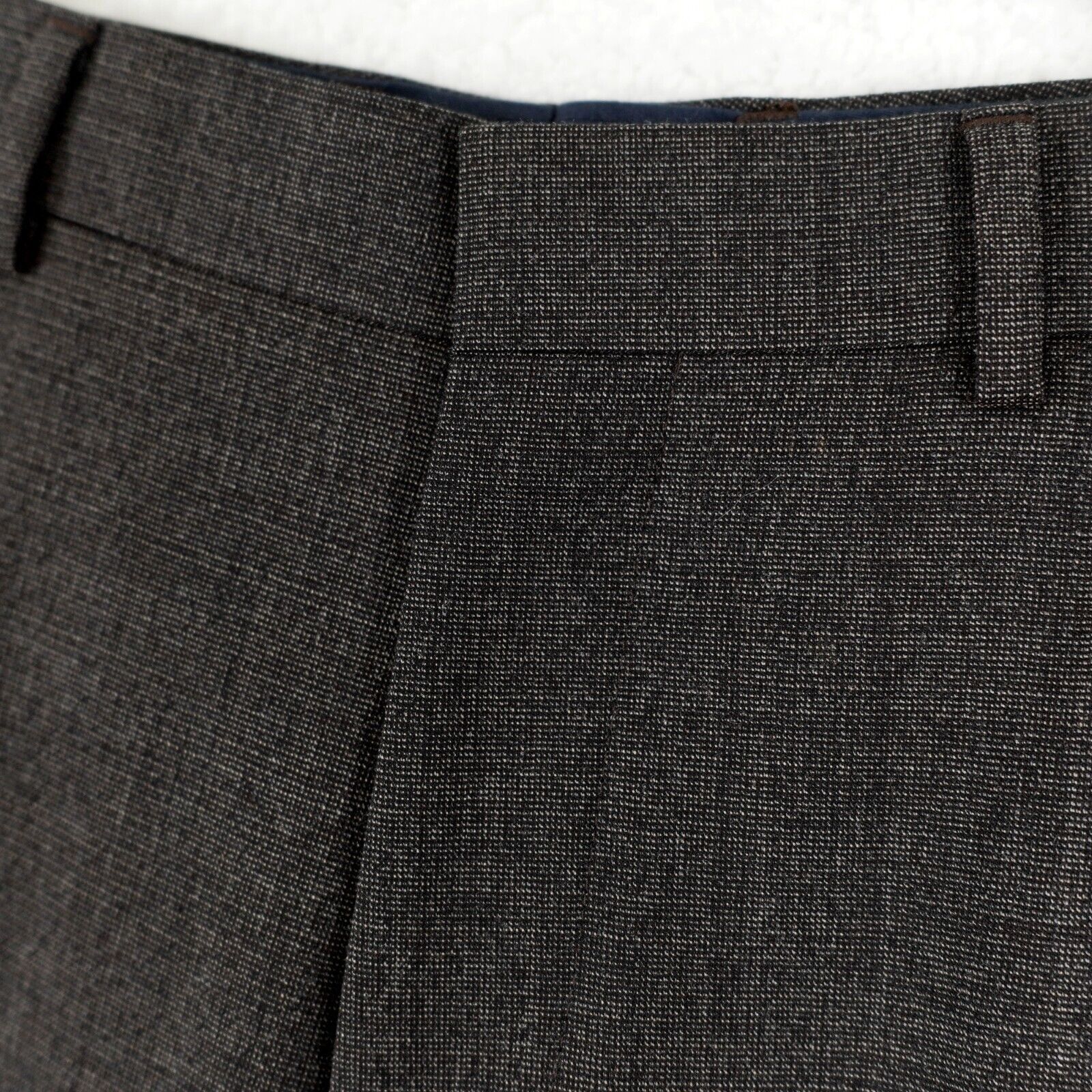 Bonobos Bonobos Marzotto Wool Brown Nailshead Flat Front Mid Rise Dr Size 34R - 3 Thumbnail