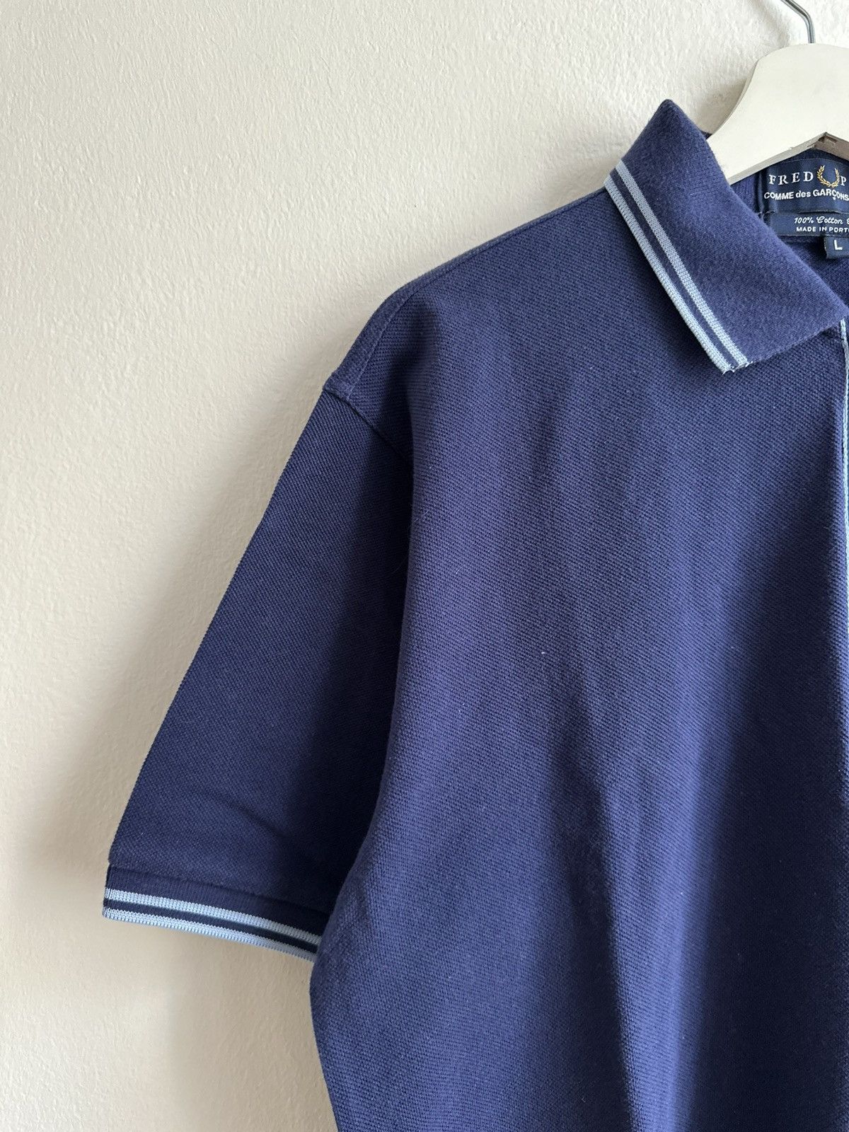 Comme des Garcons Comme Des Garçons Fred Perry Vintage Rare Zipper Polos Size US L / EU 52-54 / 3 - 3 Thumbnail