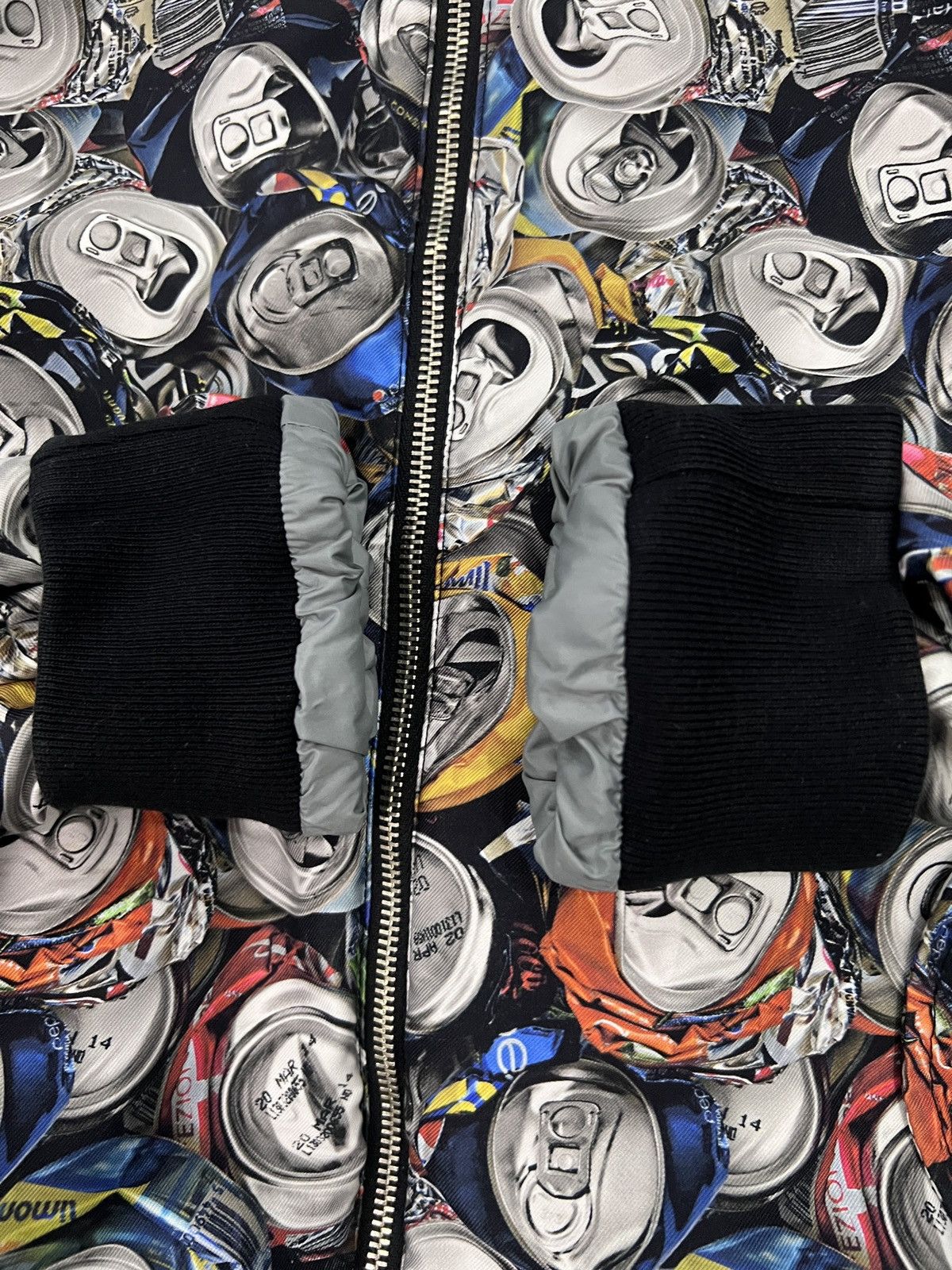 Moschino Moschino by Jeremy Scott All-Over Soda Can Bomber Jacket Size US M / EU 48-50 / 2 - 8 Thumbnail