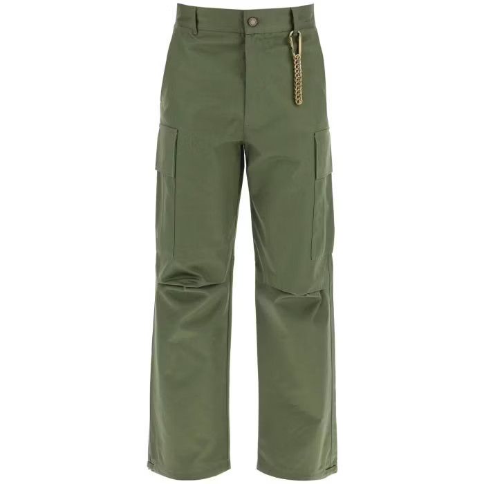 image of Saint Laurent Paris O1S22I1N0524 Cargo Pants In Green, Men's (Size 36)