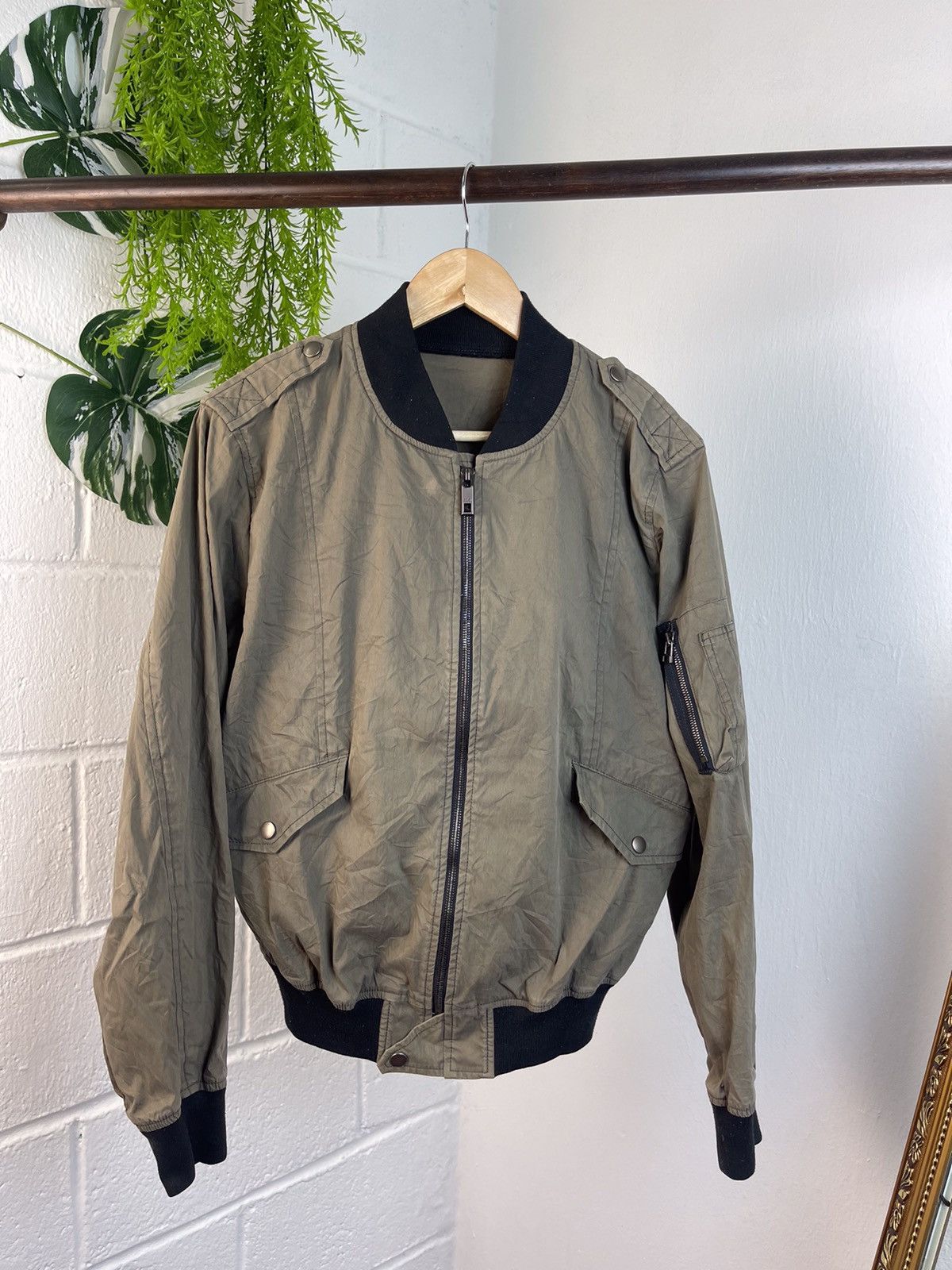 5351 POUR LES HOMMES 5351 Pour Les Hommes Bomber army Jacket Size US M / EU 48-50 / 2 - 2 Thumbnail