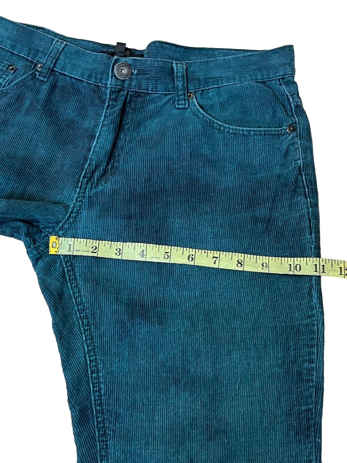 In The Attic IN THE ATTIC GREEN CORDUROY JEANS Size US 33 - 14 Thumbnail
