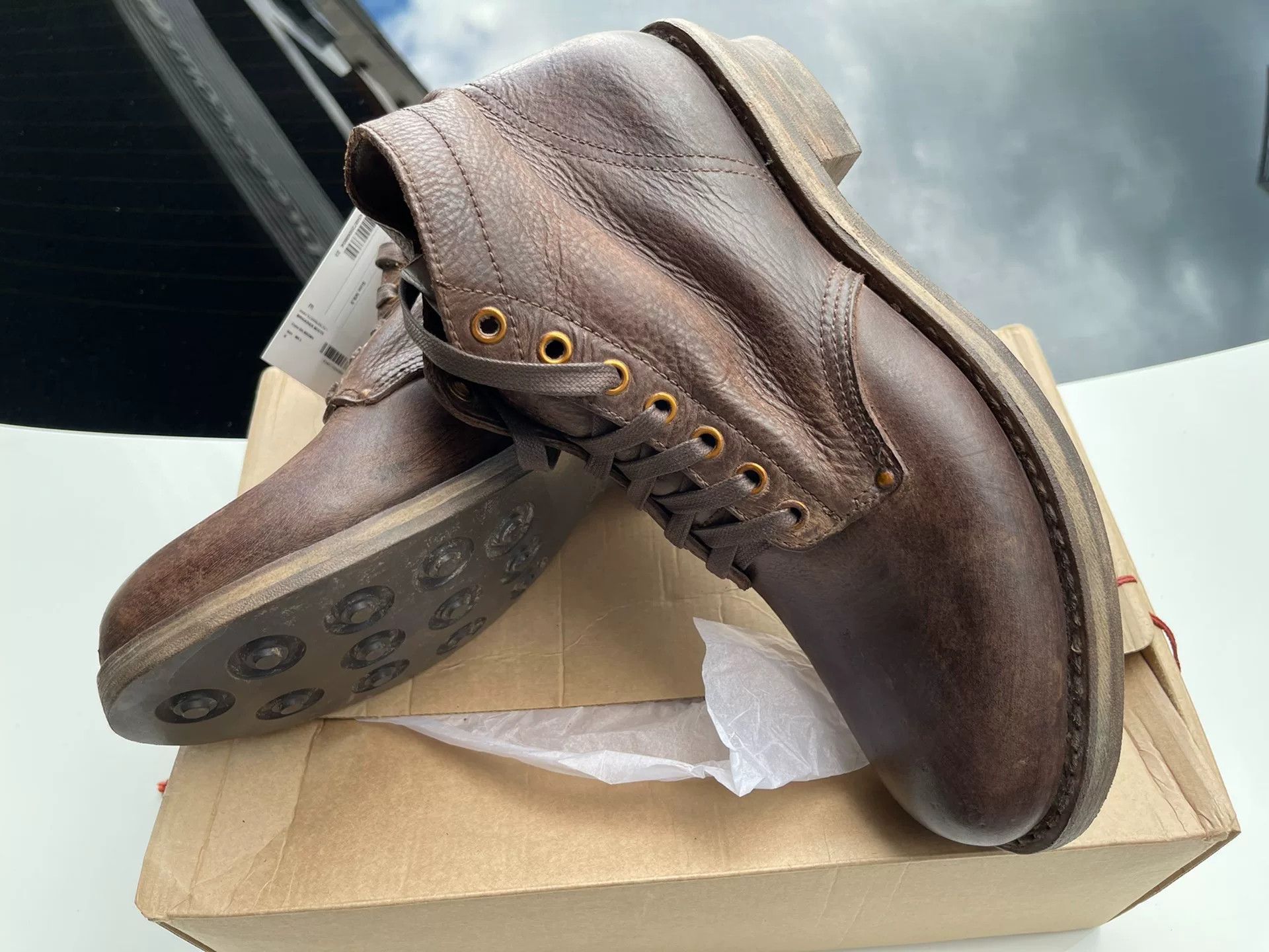 Visvim VISVIM 24SS ICT Brigadier Leather Boots Size US 9.5 / EU 42-43 - 1 Thumbnail