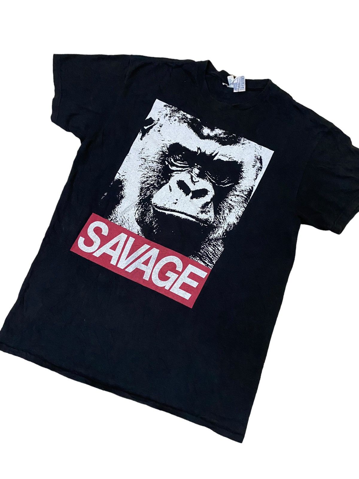 Vintage Vintage Y2k Savage Gorilla Box Logo Shirt Size US M / EU 48-50 / 2 - 4 Thumbnail