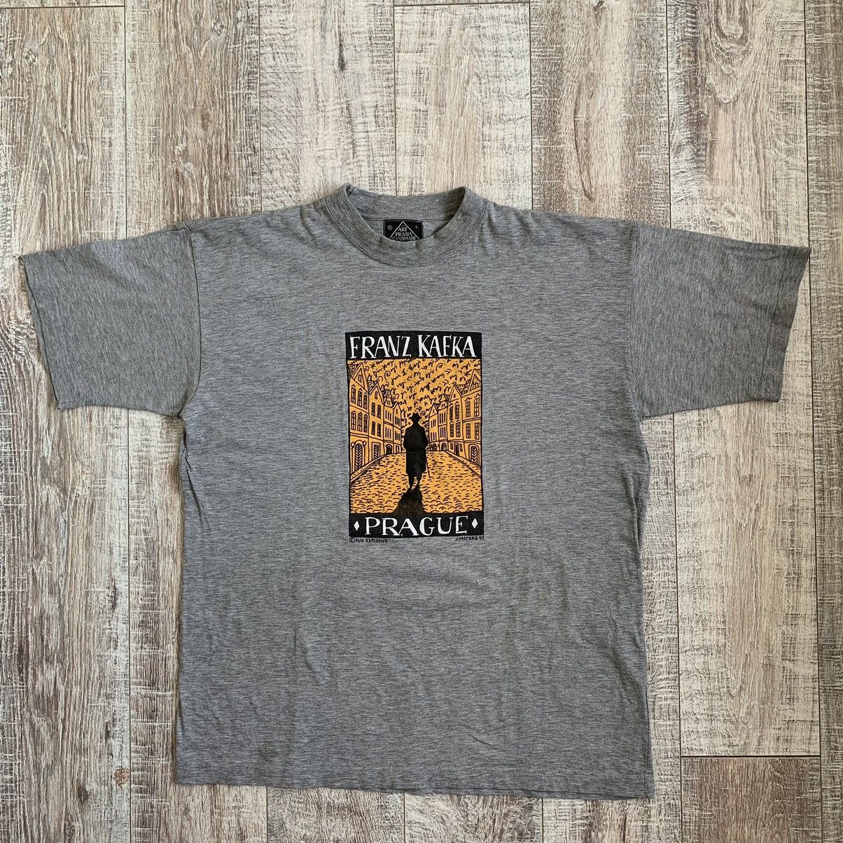 Other Vintage Franz Kafka Prague Art Praha T shirt Size US L / EU 52-54 / 3 - 1 Thumbnail