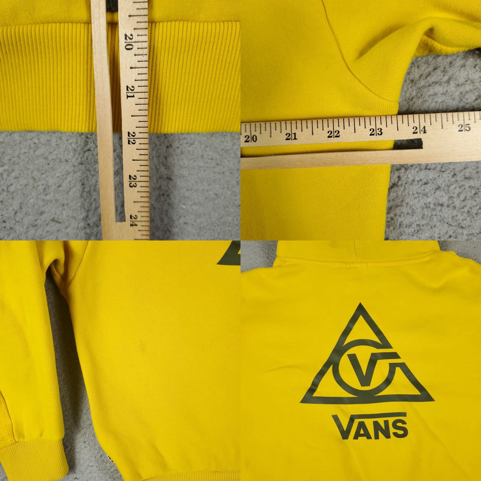 Vans VANS Mens Hoodie Pullover Sweatshirt Size Small Yellow Casual All Seasons Logo Modern Size US S / EU 44-46 / 1 - 8 Thumbnail