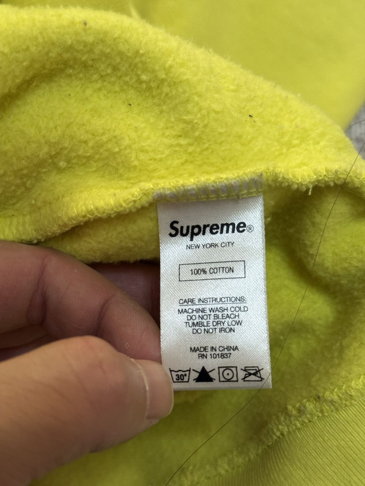Supreme Supreme 18ss diagonal hooded sweatershirt Size US M / EU 48-50 / 2 - 6 Thumbnail