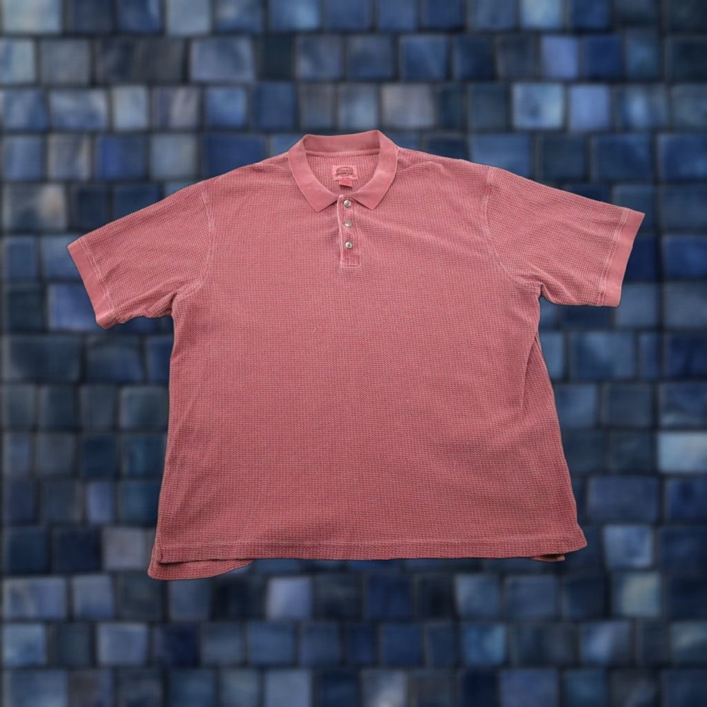 Vintage Cabela's Polo Shirt Men's 2XL Red Knit Short Sleeve 90s Outdoor Classic Dad Hunting 100% Cotton Shirt Men Size US XXL / EU 58 / 5 - 1 Thumbnail