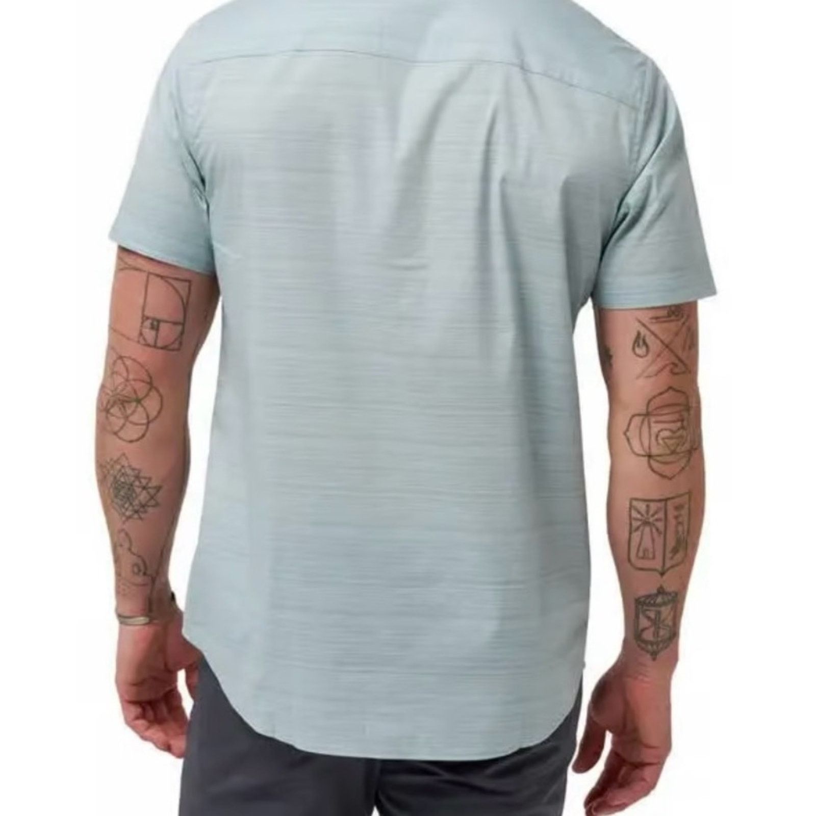 TravisMathew Travis Mathew Bee Canyon Stretch Shrt Sleeve Button Up Arona Size US XL / EU 56 / 4 - 2 Thumbnail