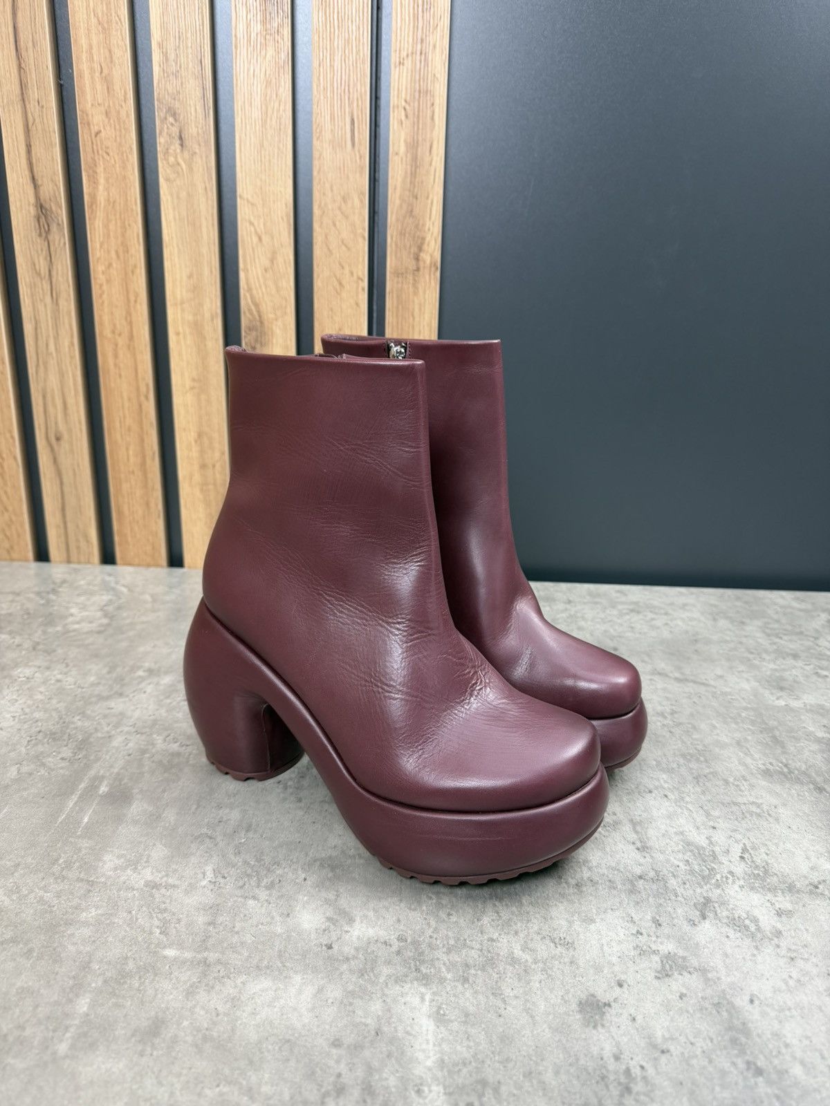 Japanese Brand at.kollektive Natacha Ramsay-Levi Platform Ankle Boots Size US 9 / IT 39 - 3 Thumbnail