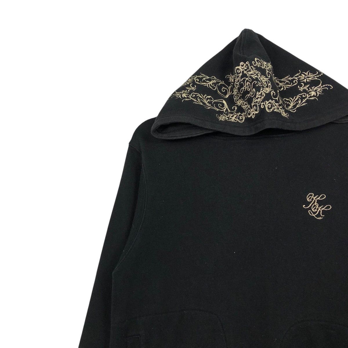 Japanese Brand KARL KANI “BROOKLYN ENERGY” Gothic Embroidered Hoodie Size US M / EU 48-50 / 2 - 8 Thumbnail
