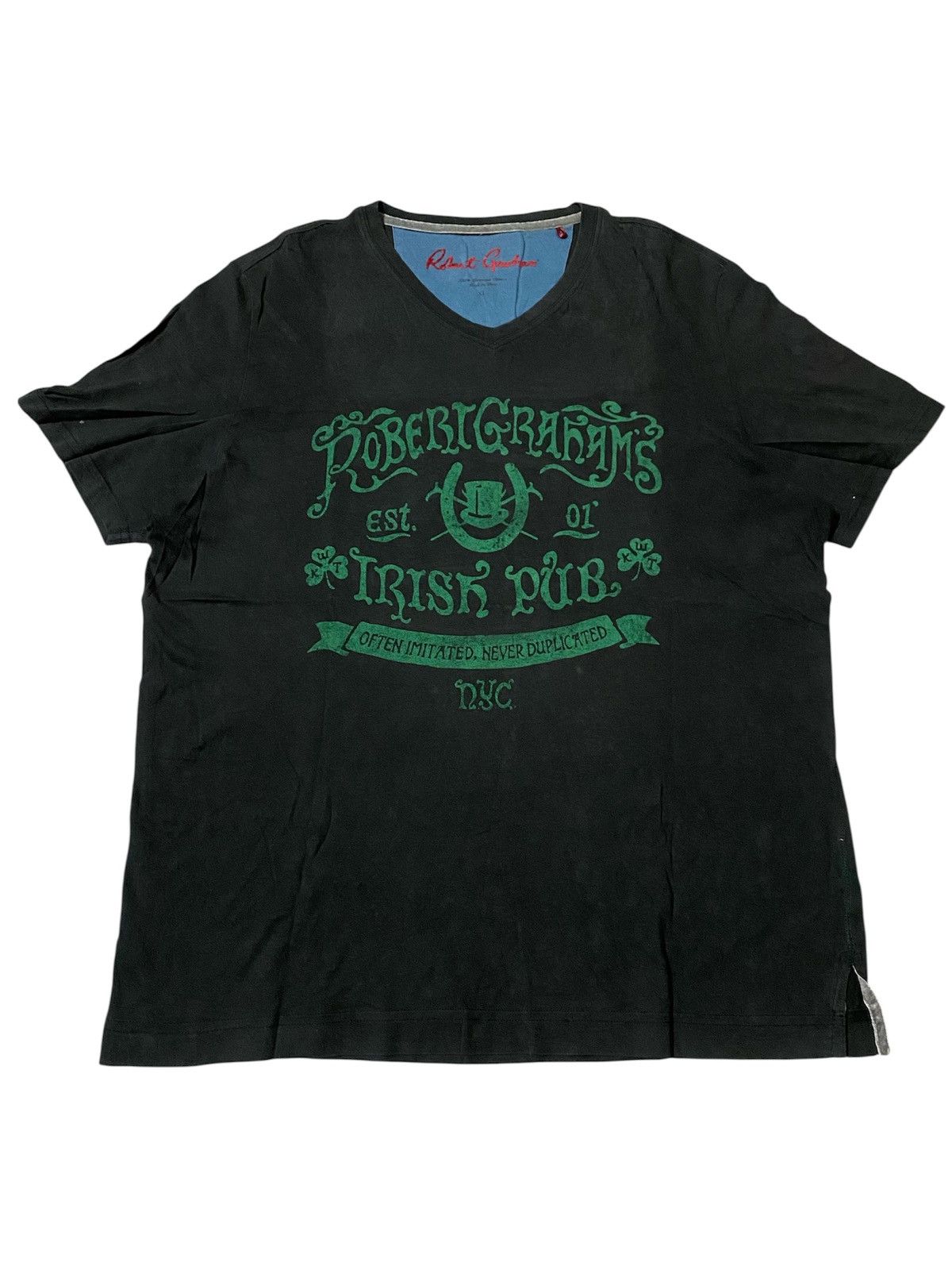 Robert Graham Robert Graham Irish Pub Design T Shirt Size US XL / EU 56 / 4 - 1 Thumbnail