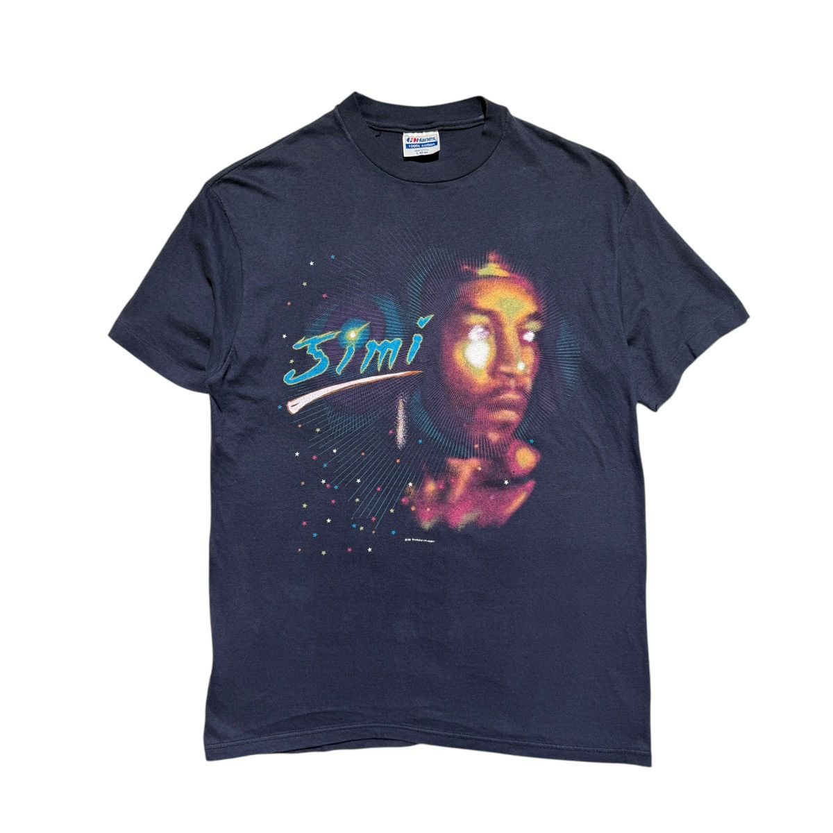 Vintage Jimi hendrix 1987 space tee Size US L / EU 52-54 / 3 - 2 Thumbnail