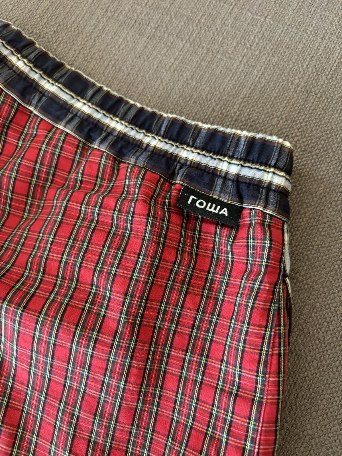 Gosha Rubchinskiy Gosha Rubchinskiy SS18 Combo Check/Plaid Pants Size US 30 / EU 46 - 3 Thumbnail