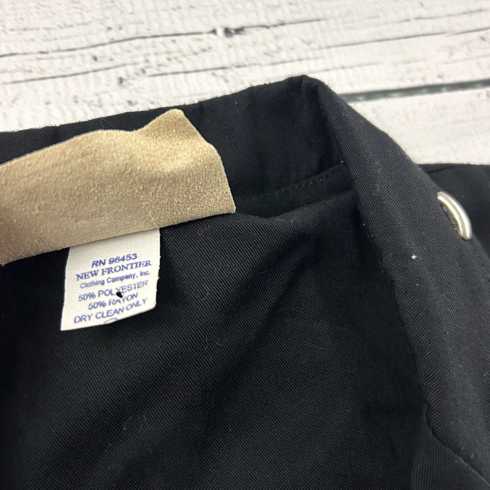 Vintage VINTAGE New Frontier Western Jacket Womens Large Black Cropped Size L / US 10 / IT 46 - 4 Thumbnail