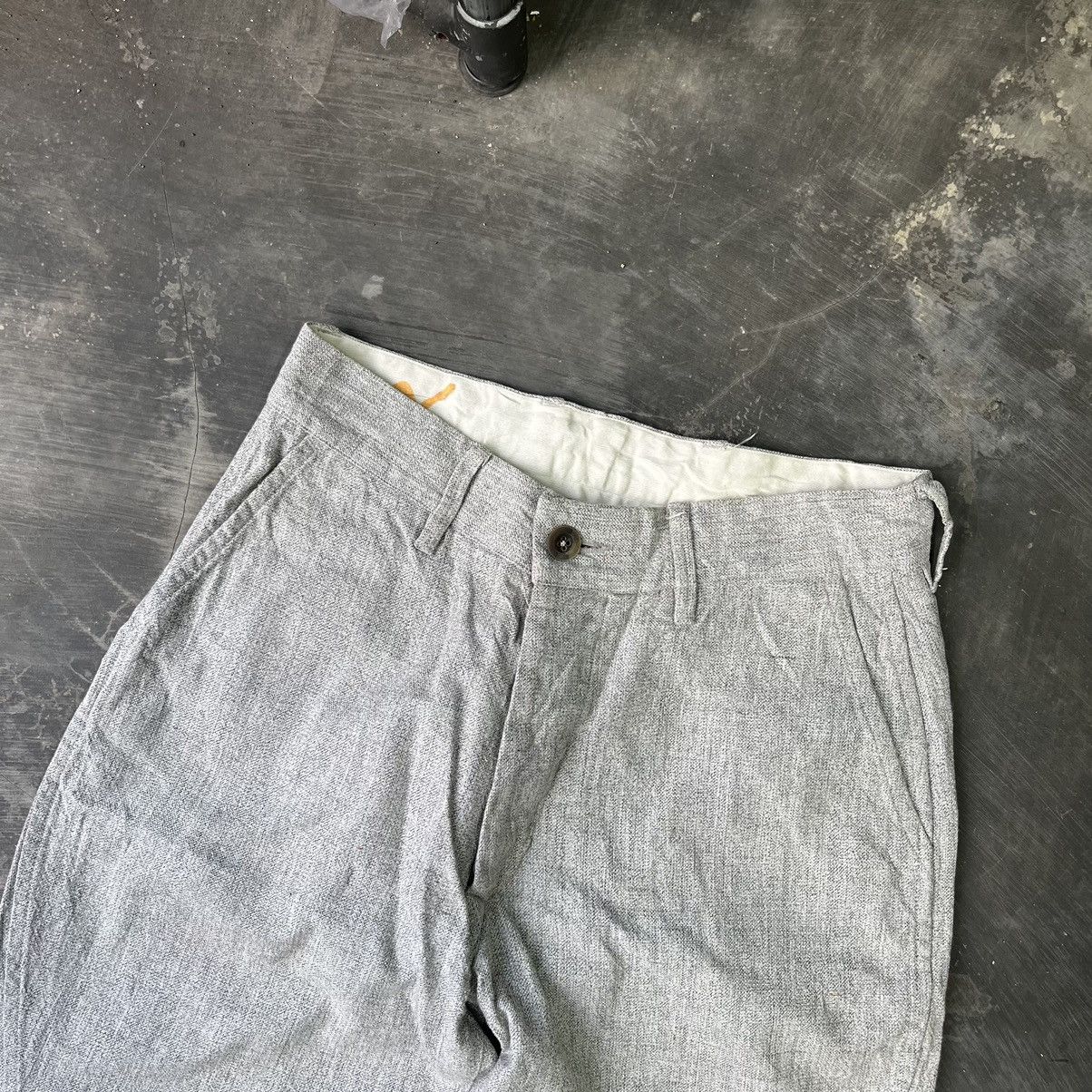 45rpm × If Six Was Nine × Japanese Brand 45rpm studio canvas lace down pants Size 29" - 2 Thumbnail