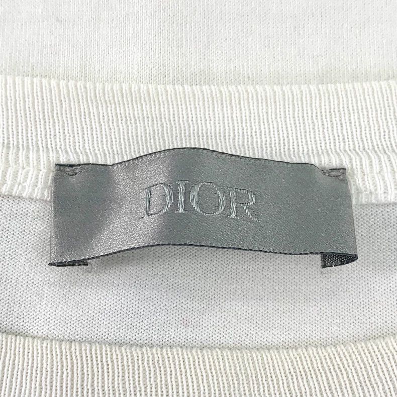 Dior Dior White logo letter print cotton round-neck short-sleeve Size US XS / EU 42 / 0 - 6 Thumbnail