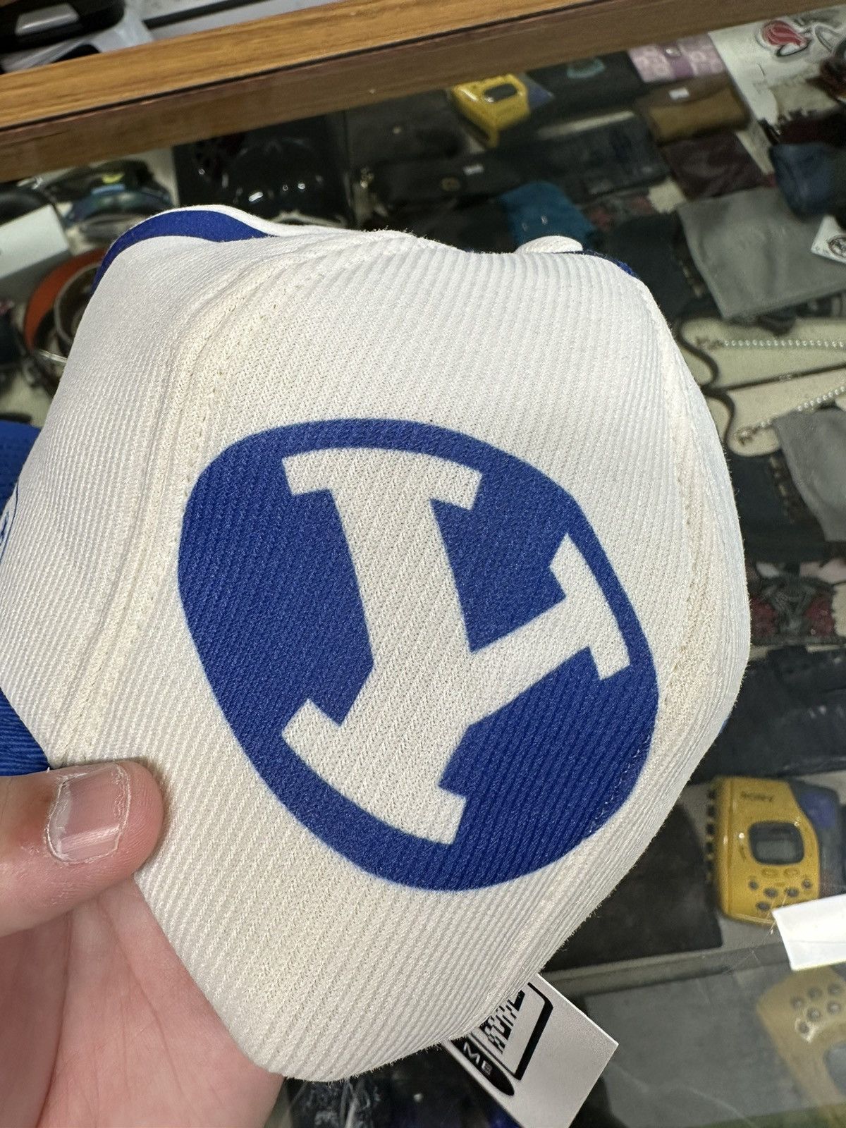 Vintage Vintage 70s Brigham Young Cougars BYU Helmet Logo Snapback Size ONE SIZE - 5 Thumbnail