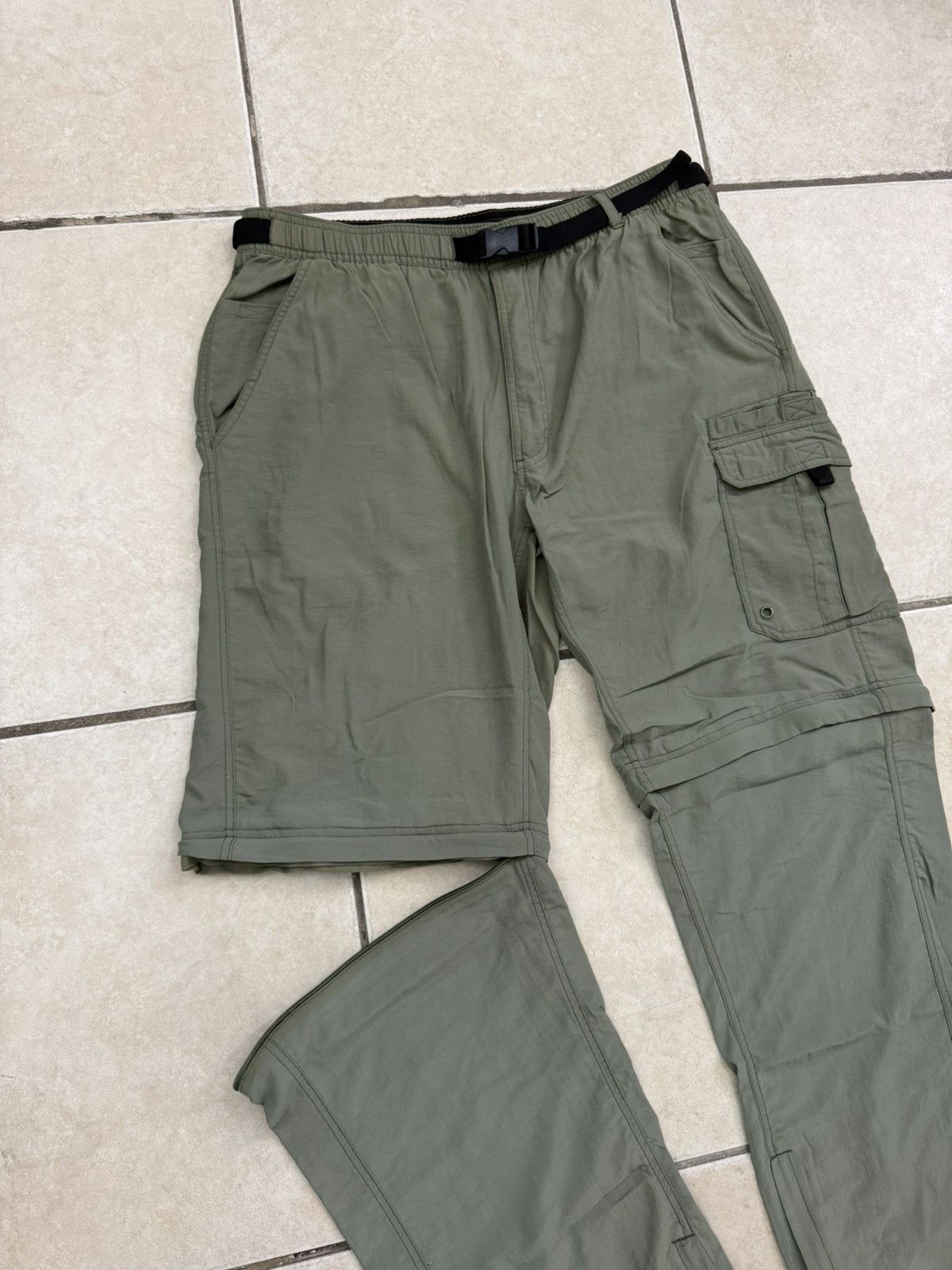 Japanese Brand Alpine Design Convertible Cargo Hiking Pants Men’s Large Size US 34 / EU 50 - 4 Thumbnail