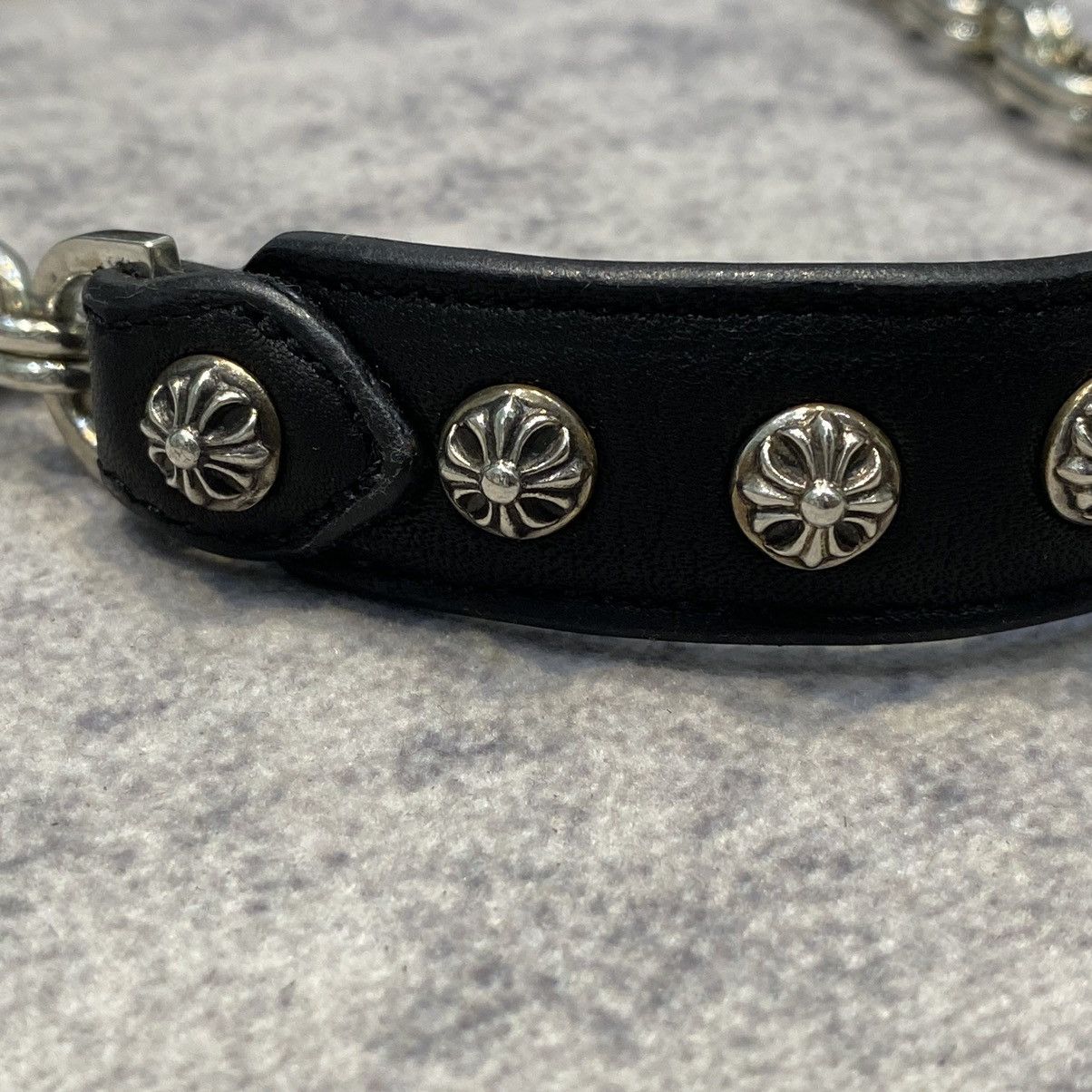 Chrome Hearts Chrome hearts PULP Cross link chain silver Medium bag black Size ONE SIZE - 12 Thumbnail