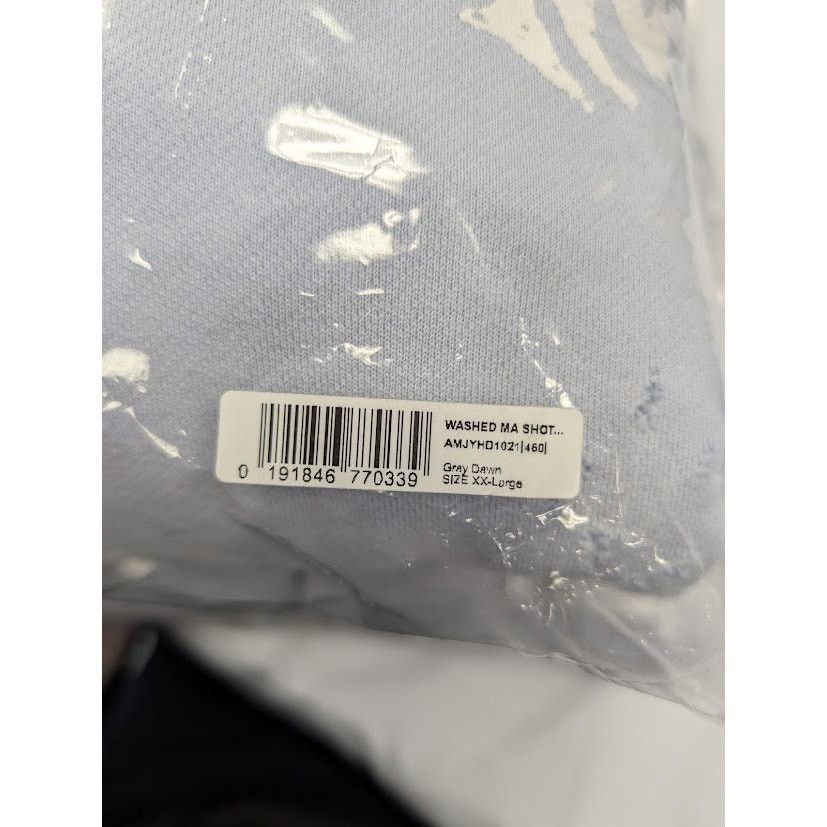 Amiri o1rshd1 Washed MA Shot Hoodie Zipper in Grey Dawn Size US XXL / EU 58 / 5 - 19 Thumbnail