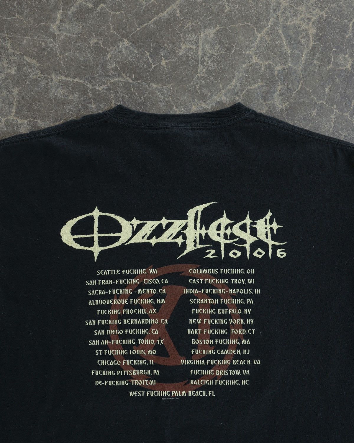Band Tees Vintage 00s Archive Ozzfest Ozzy Black Tour Dead Band Tee Size US XL / EU 56 / 4 - 4 Thumbnail