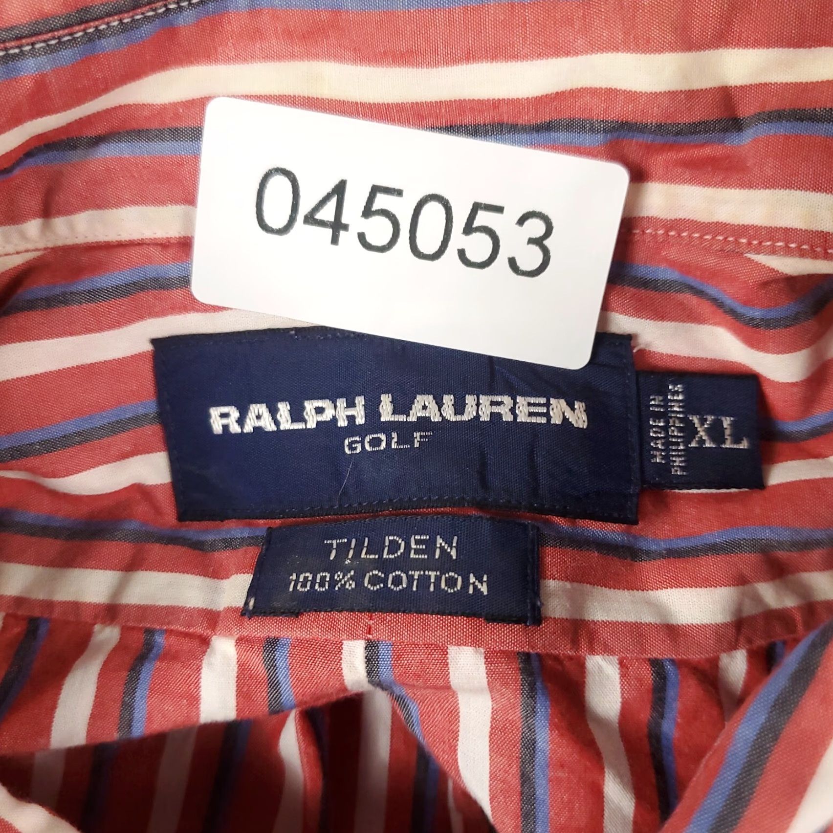 Ralph Lauren Ralph Lauren Button-Up Shirt Mens XL Red Striped Long Sleeve Classic Preppy Size US XL / EU 56 / 4 - 8 Thumbnail