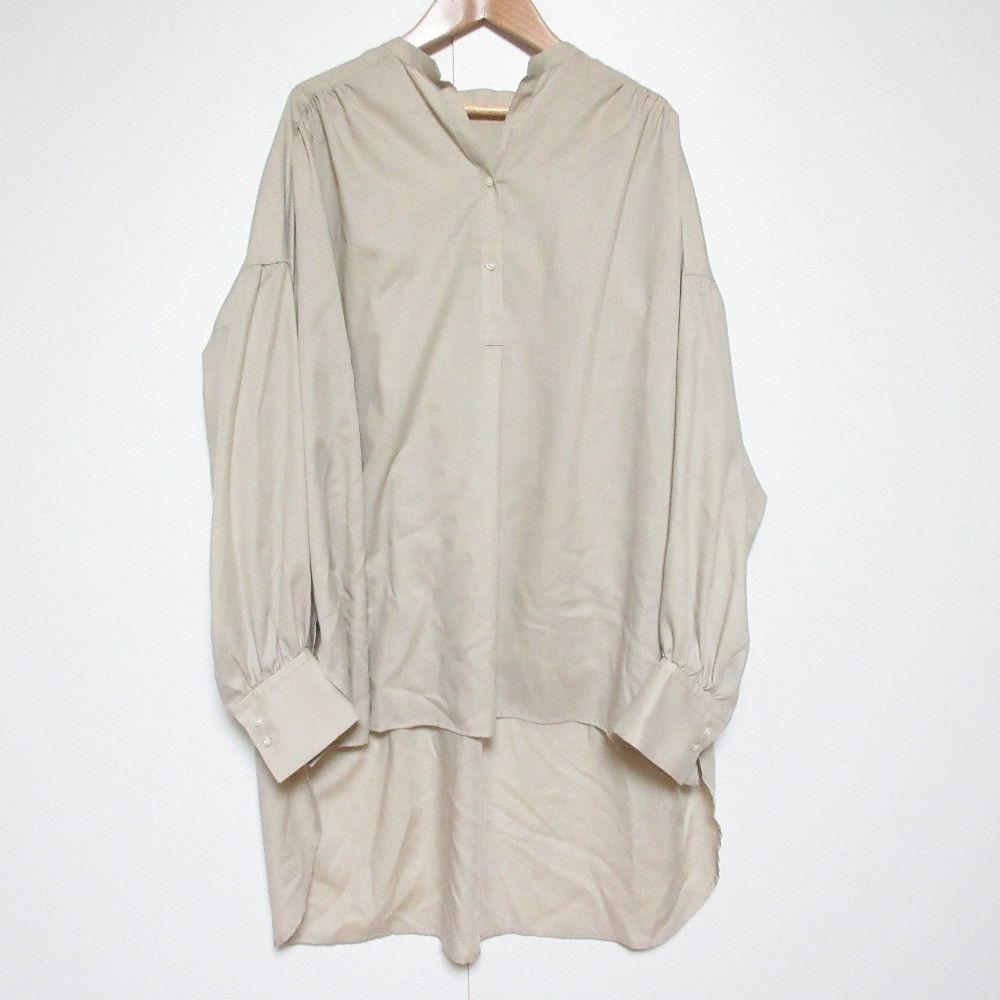 Other Other Chaos Cupra Twill Gathered Blouse Textile Tops DUTY FREE for USA Size ONE SIZE - 1 Thumbnail