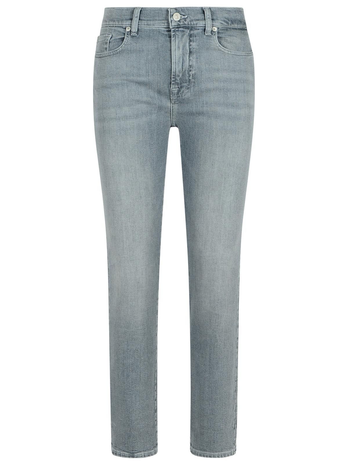 7 For All Mankind 7 FOR ALL MANKIND 'Relaxed Skinny' Grey Cotton Jeans Size 29" - 1 Thumbnail