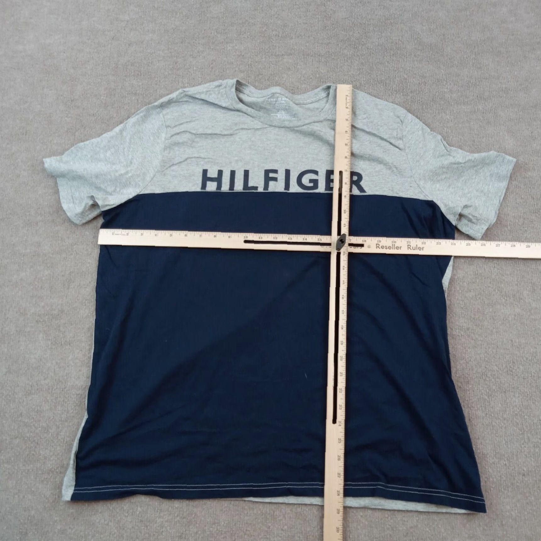 Tommy Hilfiger Tommy Hilfiger Mens XXL Gray Blue Sleepwear Crew Neck Short Sleeve Size US 39 - 2 Thumbnail