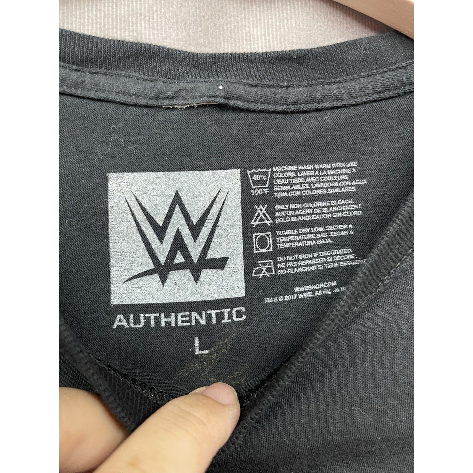 WWE VTG WWE WWF The Rock Shirt Mens Large Do You Smell Bull Retr Size US L / EU 52-54 / 3 - 7 Thumbnail