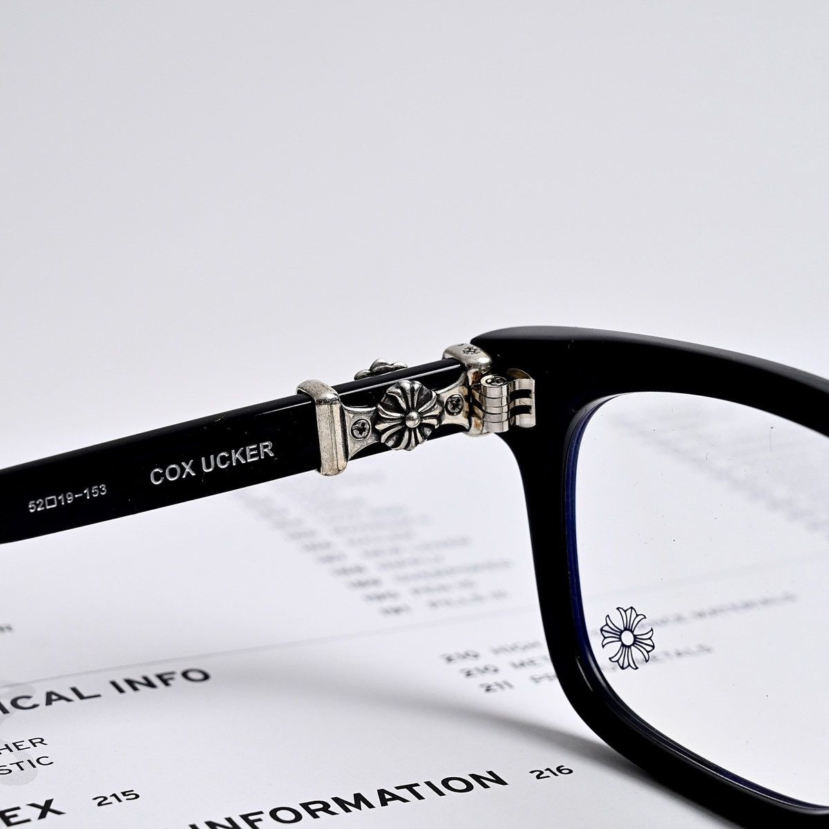 Chrome Hearts CHROME HEARTS COX UCKER GLASSES Size ONE SIZE - 6 Thumbnail