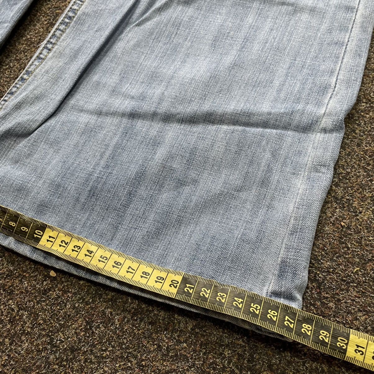 Vintage Vintage Y2K Baggy Flared Jeans 90s Distressed Skate Grunge Size 36" / US 14 / IT 50 - 9 Thumbnail