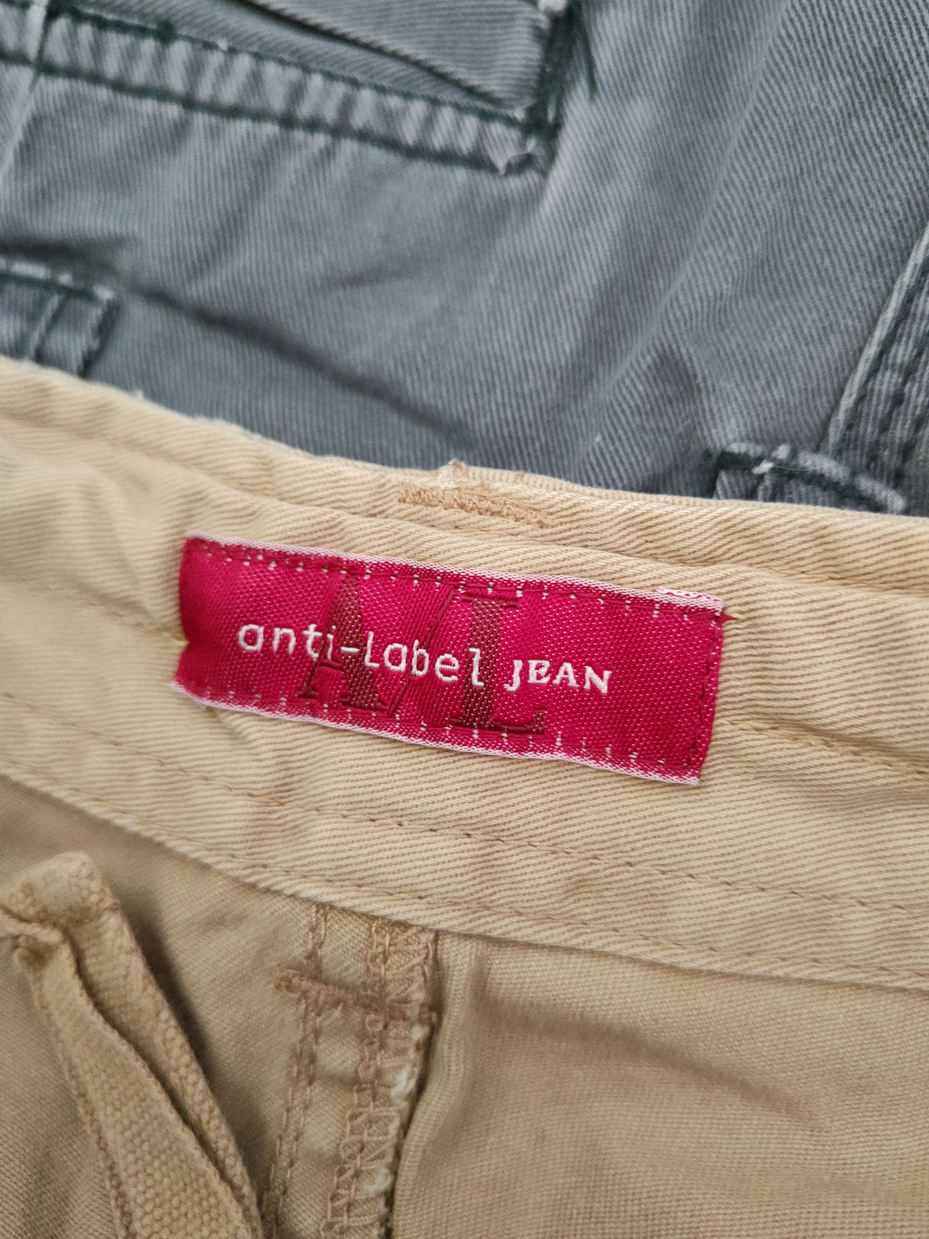 Japanese Brand DLL Anti-Label Jean Beige Multipocket Cargo Pants #521 Size US 33 - 13 Thumbnail