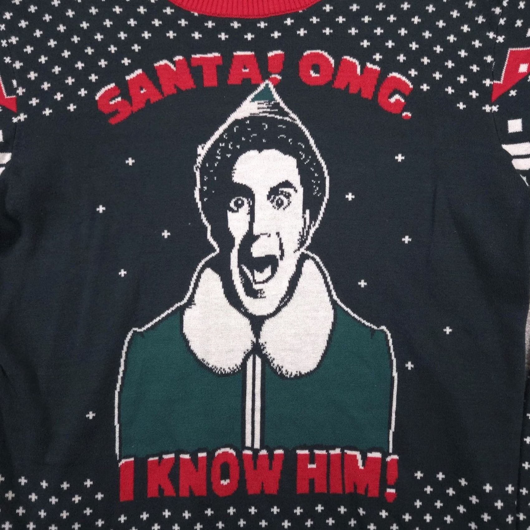 Vintage VINTAGE Celebrate Together Sweater Mens L Buddy the Elf Santa OMG Ugly Christmas Size US L / EU 52-54 / 3 - 4 Thumbnail