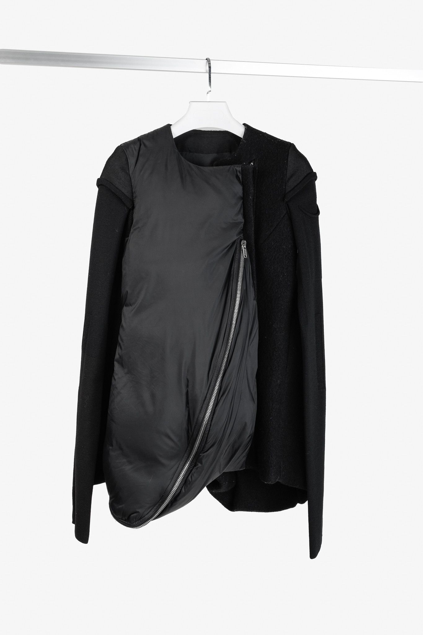 Rick Owens Rick Owens AW/17 Runway Wool Asymmetrical Front Zip Jacket Size XS / US 0-2 / IT 36-38 - 1 Thumbnail