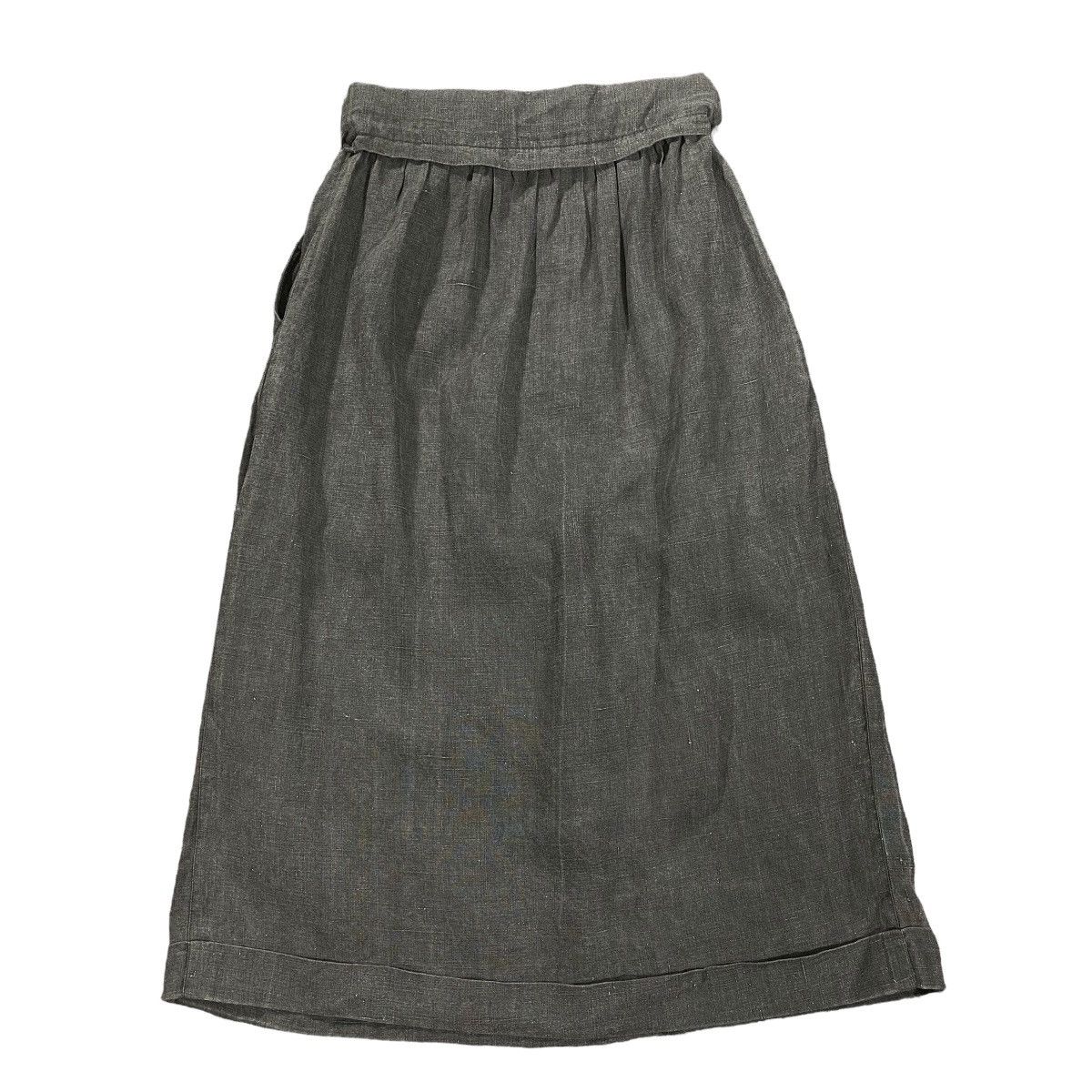 Issey Miyake × Japanese Brand × Pleats Please Issey Miyake Vintage 80s Issey Miyake Midi Skirt S Size Grey Colour Size 25" / US 0 / IT 36 - 6 Thumbnail