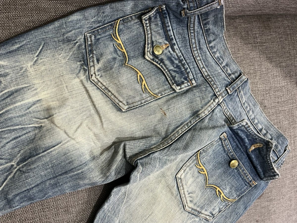 Japanese Brand Gostar de fuga Studded Distressed shortpant vkei grunge Size US 31 - 5 Thumbnail