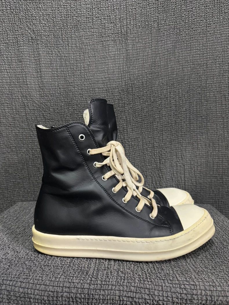 Rick Owens Rick Owens Classic Black and White Coated Big Converse sho Size US 9 / EU 42 - 4 Thumbnail