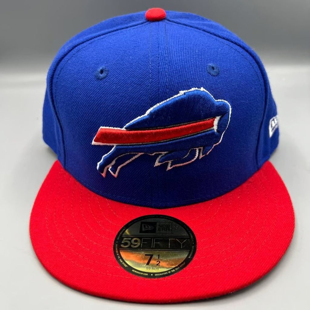 New Era Buffalo Bills Hat Men 7 1/2 59Fifty New Era NFL Fitted Cap Size ONE SIZE - 1 Thumbnail