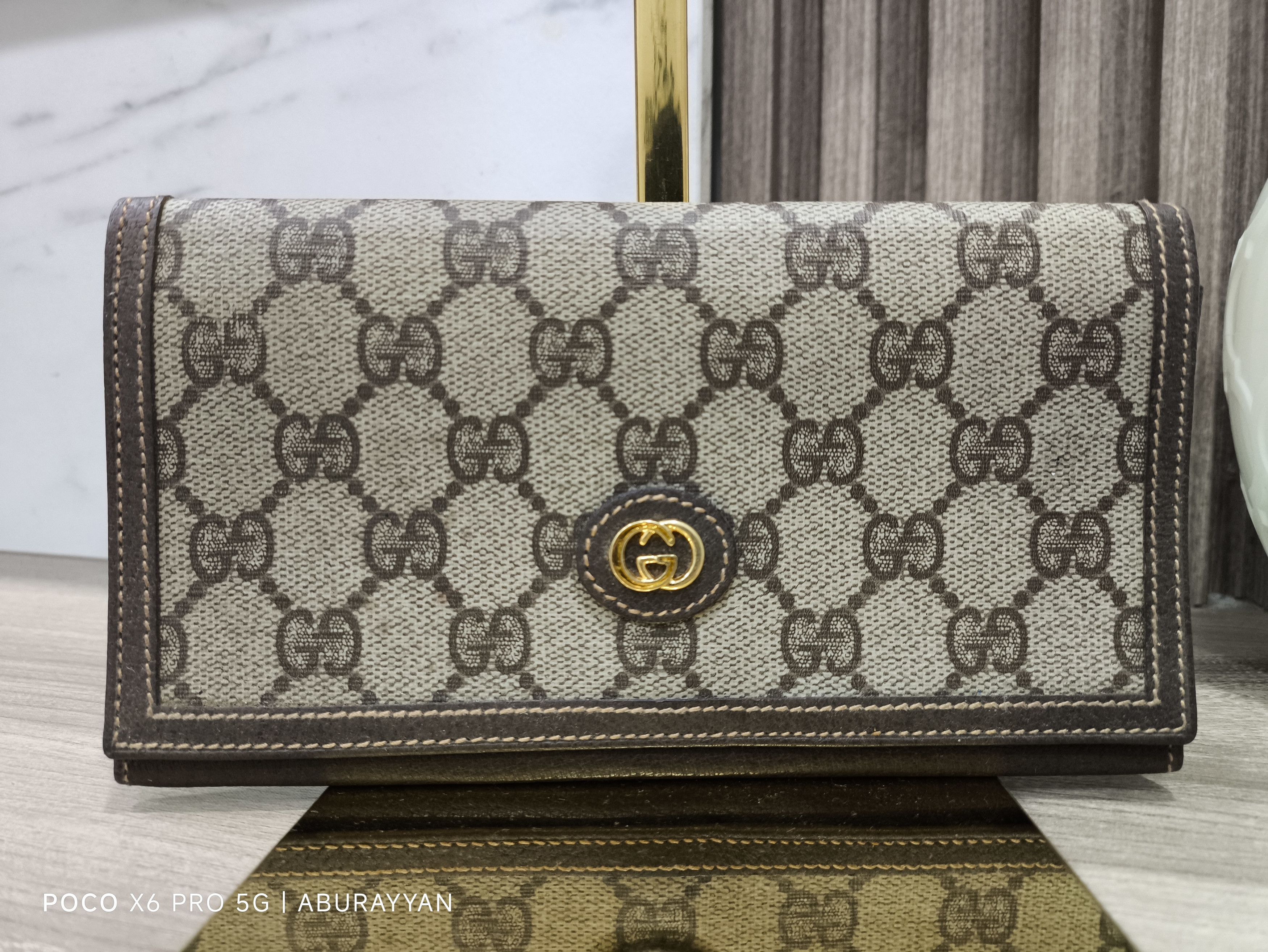Gucci Gucci GG Monogram Long Beige Wallet Size ONE SIZE - 1 Thumbnail