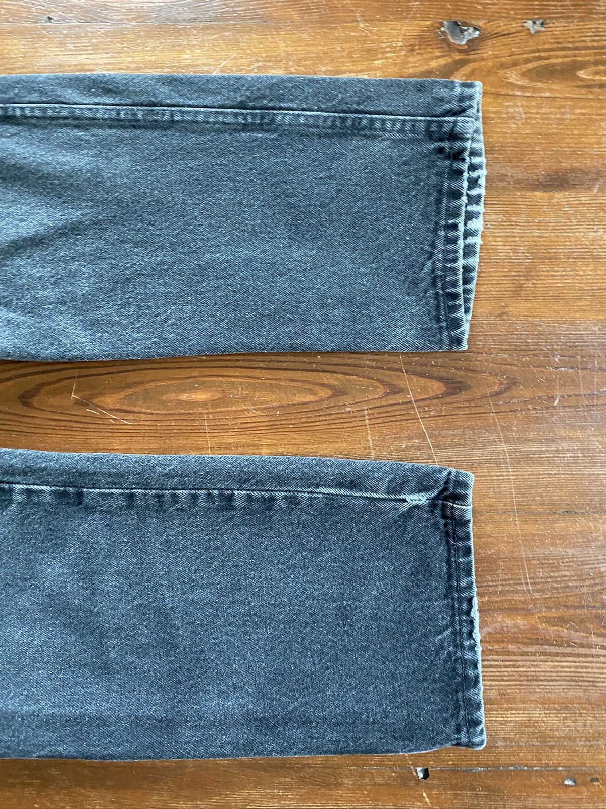 Rustler Vintage 90’s Rustler Faded Black Denim Jeans 31x29 Size US 31 - 2 Thumbnail